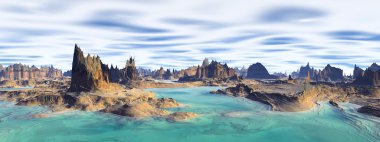 Bilinmeyen gezegen. Dağlar