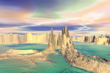 Bilinmeyen gezegen. Dağlar