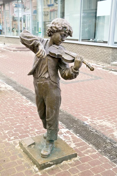 Pequeño violinista — Foto de Stock