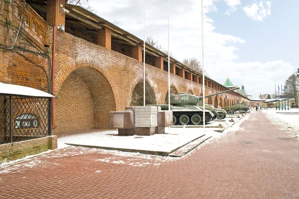 Nizhny Novgorod Kreml. Fästning vägg — Stockfoto
