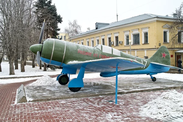 Gamla militära flygplan — Stockfoto