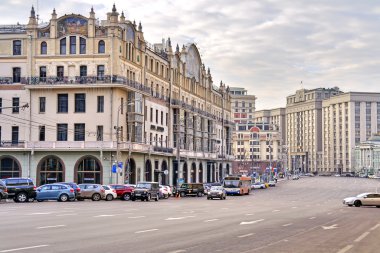 Moskova. Sokak Teatralnyy proezd