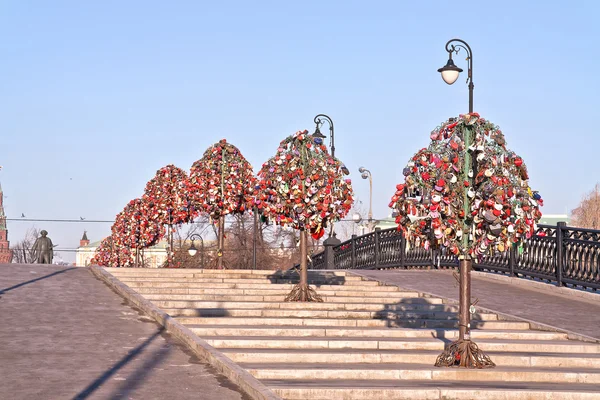 Moscovo. Luzhkov é uma ponte — Fotografia de Stock