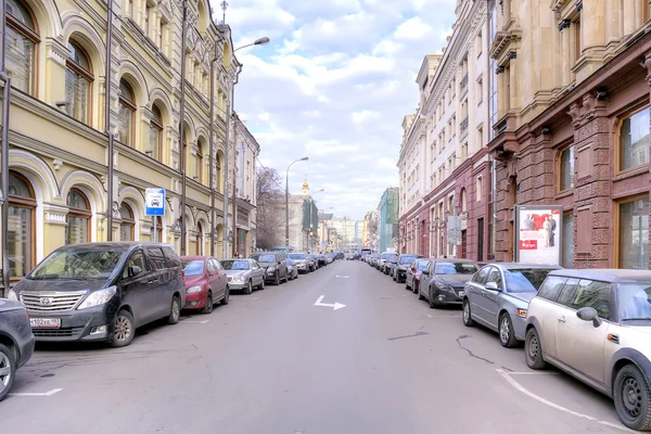 Moskau. Straße roschdestwenka — Stockfoto