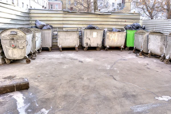 Garbage Cans — Stock Photo, Image