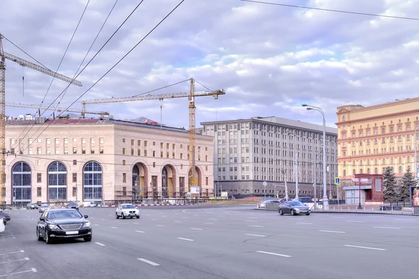 Moskou. Lubyanka plein — Stockfoto