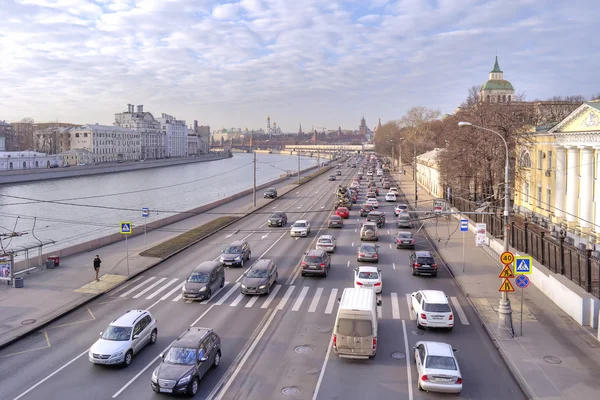 Moscow. Moskvoretskaya embankment — Stock Photo, Image