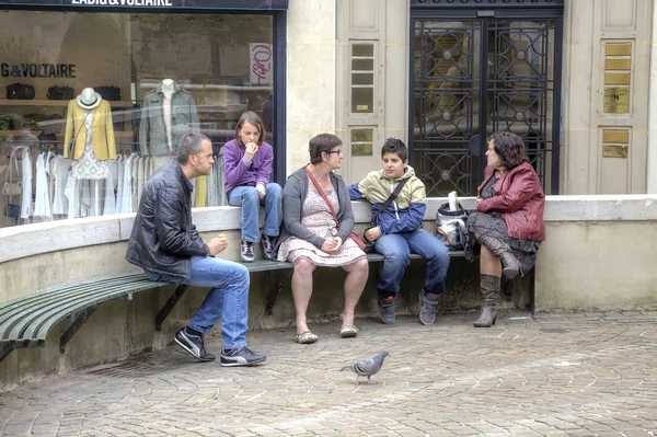 Genf. Die Menschen ruhen sich aus — Stockfoto