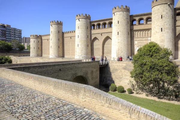 Saragossa. Aljaferia paleis — Stockfoto