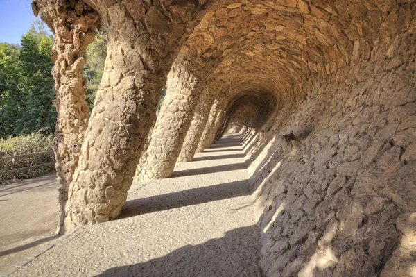 Barcelona. W parku Guell — Zdjęcie stockowe