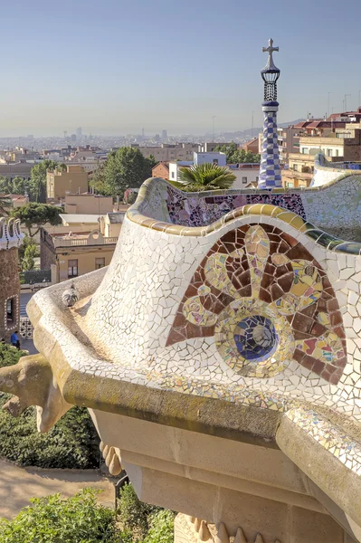 Barcelona. I Park Guell — Stockfoto