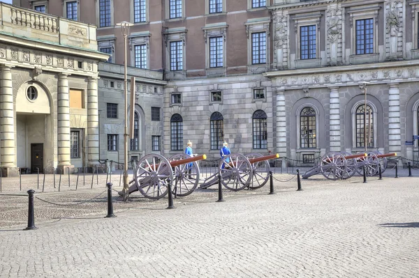 Estocolmo. Un área está en el Palacio Real — Foto de Stock