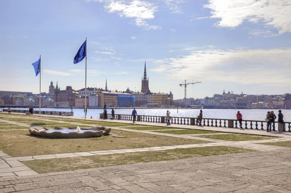 Gebied vóór een stadhuis — Stockfoto