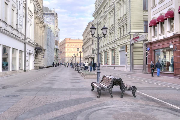 Moscovo. Rua Nikolskaya — Fotografia de Stock