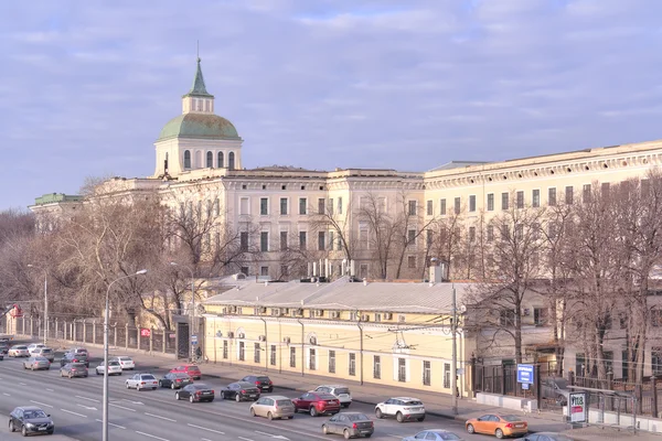 Moskau. Moskvorezkaja-Damm — Stockfoto