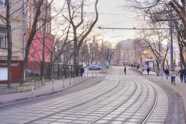 Stad Moskou. Sadovnichesky passage — Stockfoto