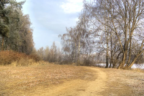 Silnice na podzim — Stock fotografie