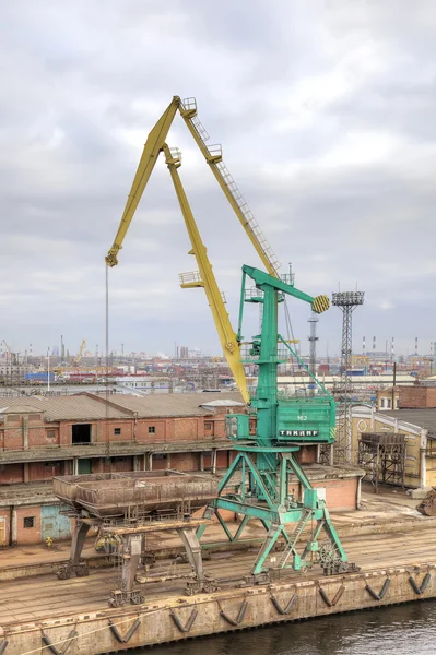 Port of city Saint Petersburg — Stock Photo, Image