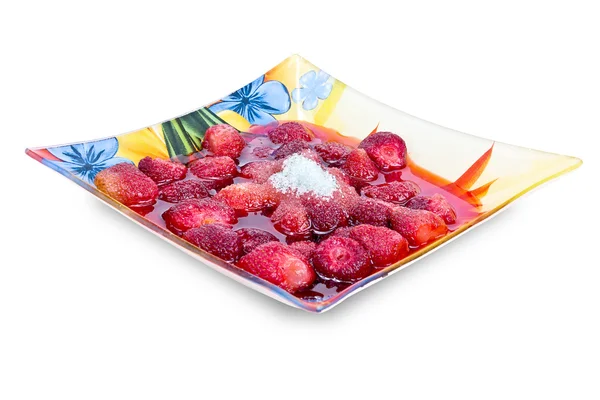 Compote de fruits d'une fraise — Photo