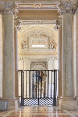 Interior Temple of Saint Peter. Vatican clipart