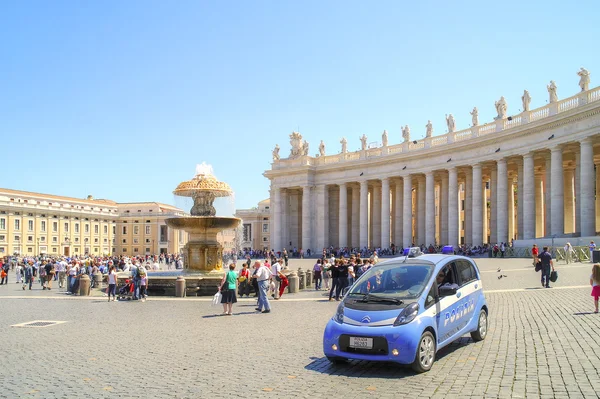 Square of Saint Peter üzerinde. Vatikan — Stok fotoğraf