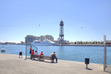 Barselona. Teleferik istasyonu