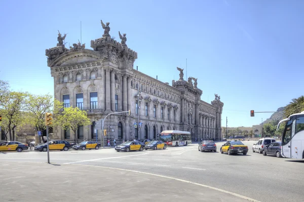 Barcelona. Customs House, it is built at the beginning of 20 cen — Stock Photo, Image