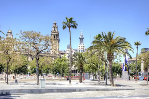 Barcellona, paesaggio urbano — Foto Stock