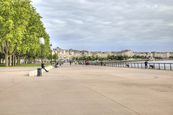 Bordeaux. Banco del fiume Garonne — Foto Stock