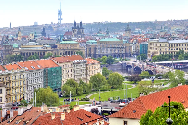 Панорама города Праги — стоковое фото