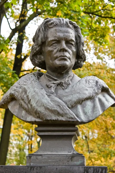 Necropolis. Tomb composer Rubinstein — Stock Photo, Image