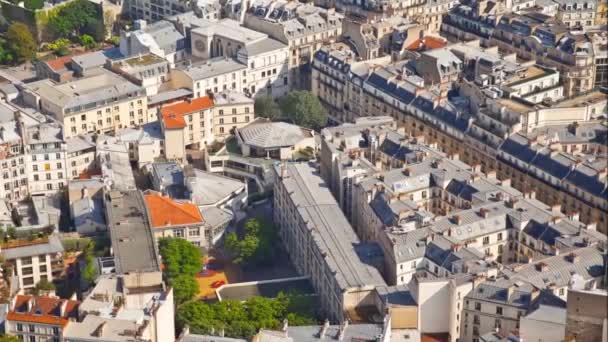 Панорама міста Париж — стокове відео