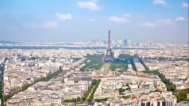 Panorama de la ville Paris — Video