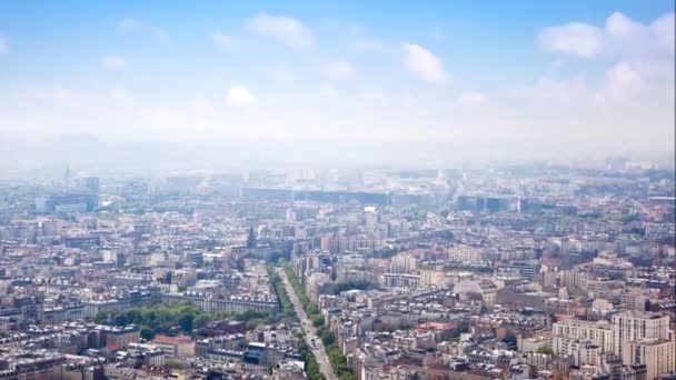 Panorama da cidade Paris — Vídeo de Stock