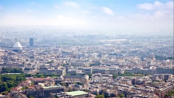 Panorama da cidade Paris — Vídeo de Stock