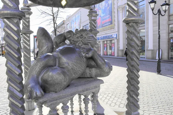 Cat Kazan na rua Bauman — Fotografia de Stock