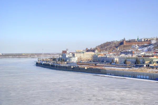 Nizjnij Novgorod. Bylandskap – stockfoto