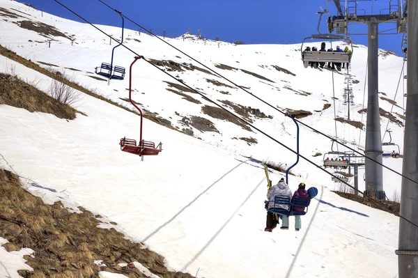 Dombay. Seilbahn — Stockfoto