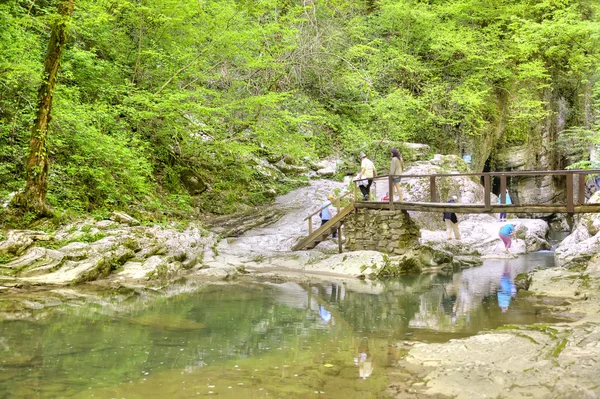 Cáucaso. Sochi. Río Agura — Foto de Stock