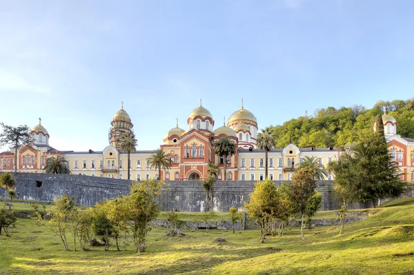 Абхазия. Новоафонский монастырь Симона Зилота — стоковое фото