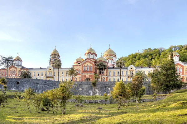 Abjasia. Nuevo Monasterio Athos Simón el Zelote — Foto de Stock