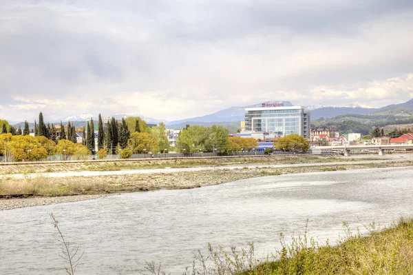 Sochi. Adler. Fiume Mzymta — Foto Stock