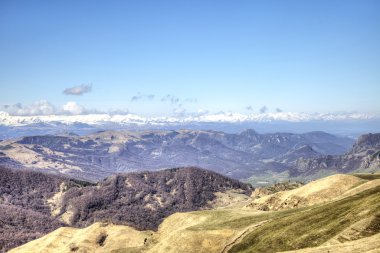 Büyük Kafkasya dağ silsilesi Panoraması