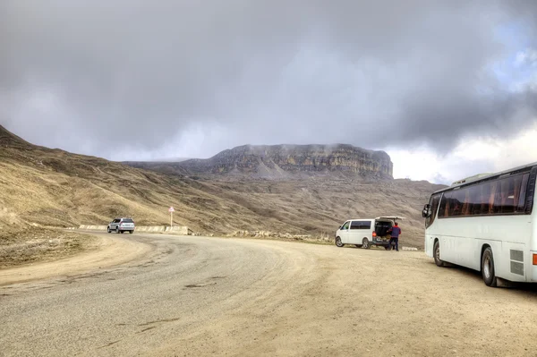 On the mountain pass Gumbashi — Stock Photo, Image