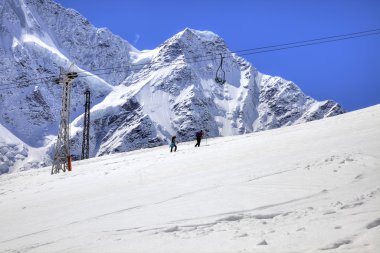 Caucasus. Dağ manzarası