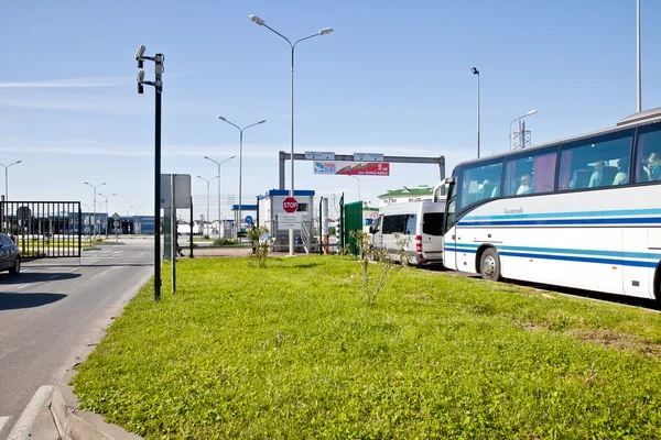 State boundary of Russia and Republic Abhazia — Stock Photo, Image