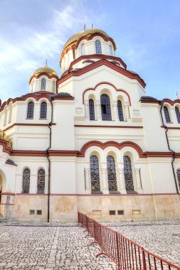 Abkhazia. New Athos Simon the Zealot Monastery  clipart