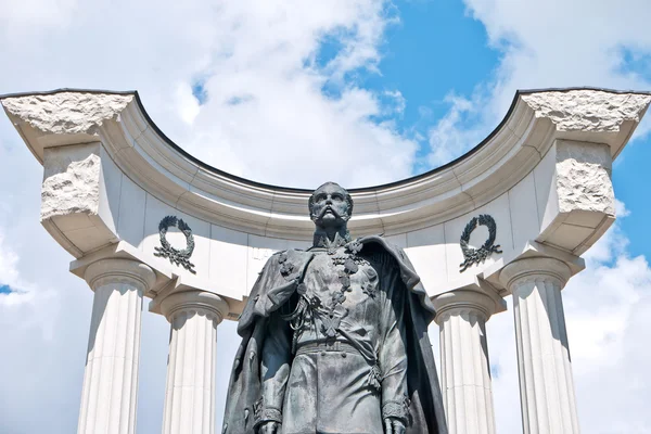 Moscú. Monumento al emperador Alejandro II Libertador — Foto de Stock