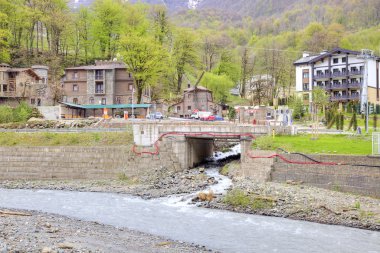 Sochi. Krasnaya Polyana kent tipi yerleşim