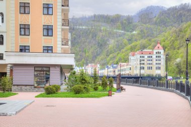 Sochi. Krasnaya Polyana kent tipi yerleşim